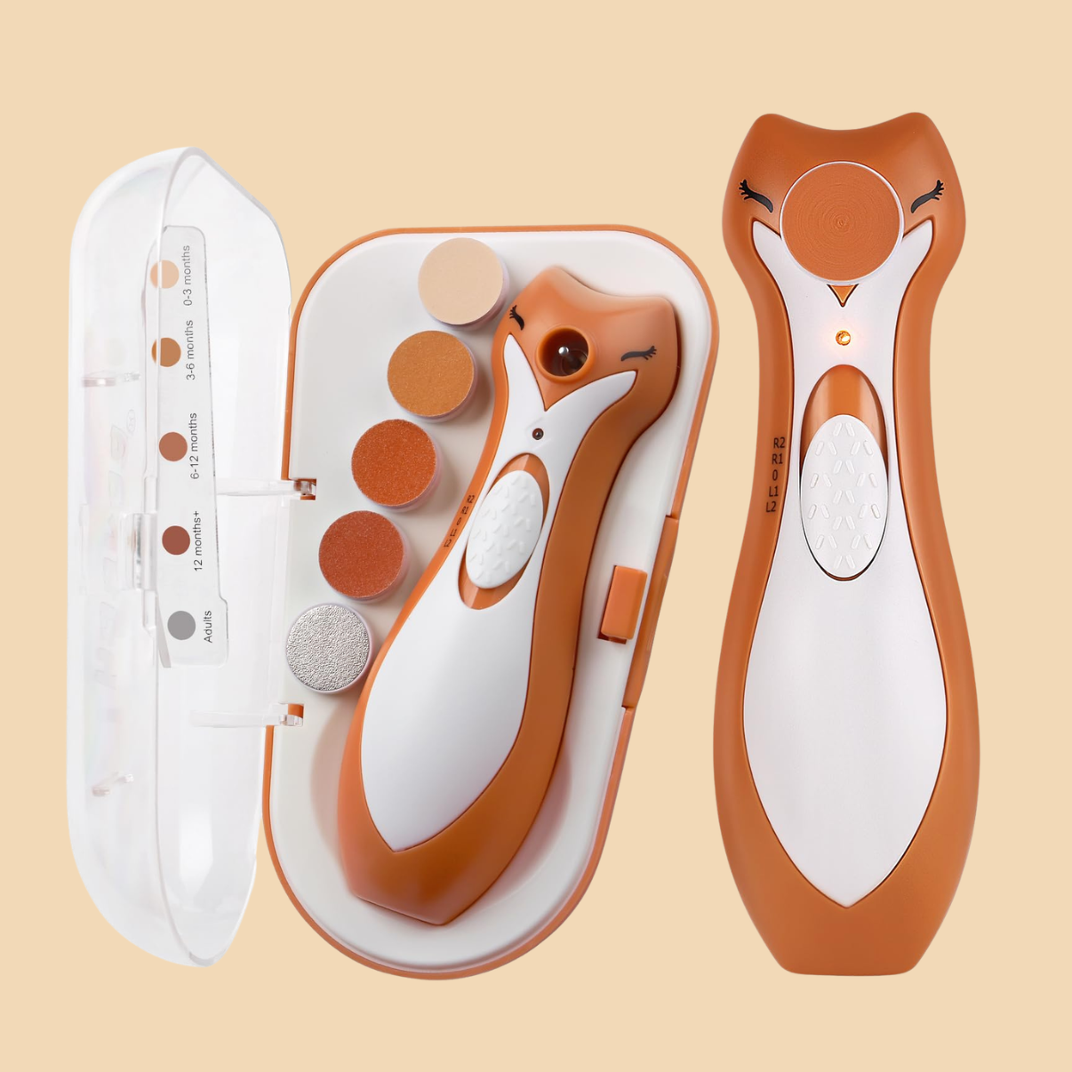 Haakaa Clever Fox Nail Care Set | Ergonomic & Portable