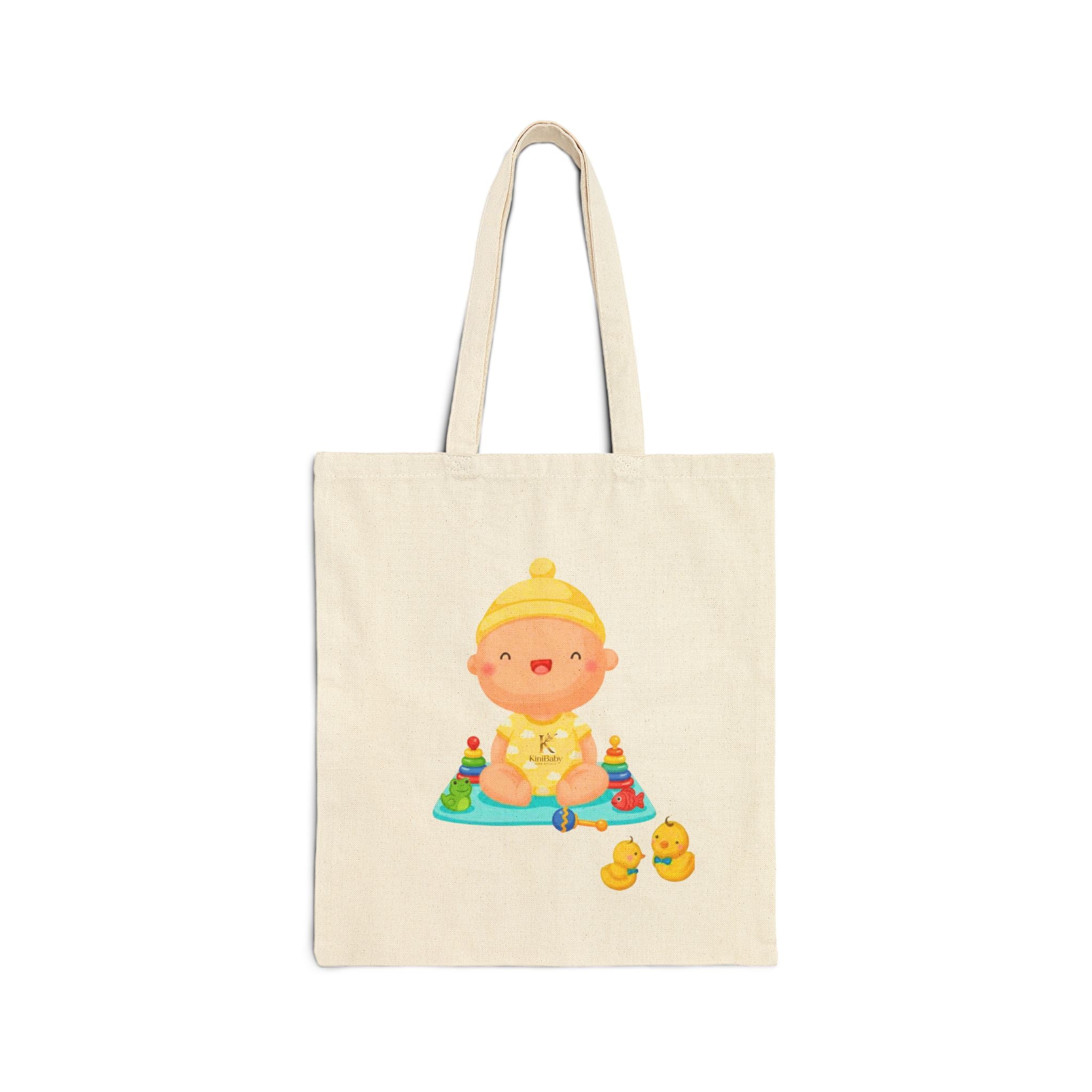 Kinibaby Cute Tote Bag| Baby Shower & Newborn Gift Tote
