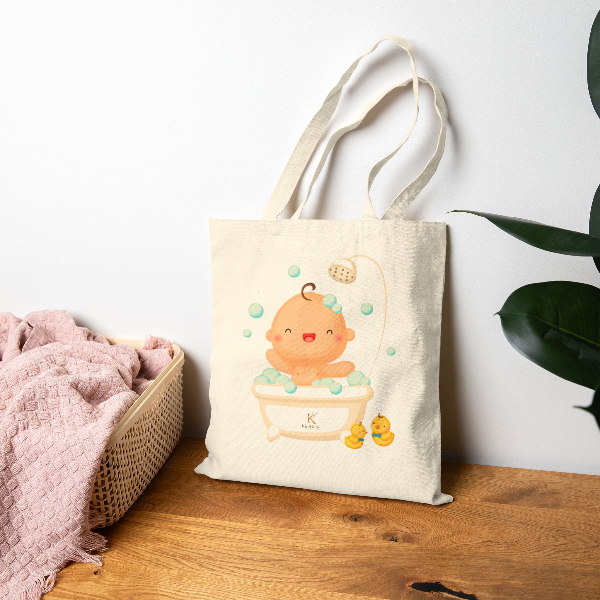 Kinibaby Cute Gift Canvas Tote Bag