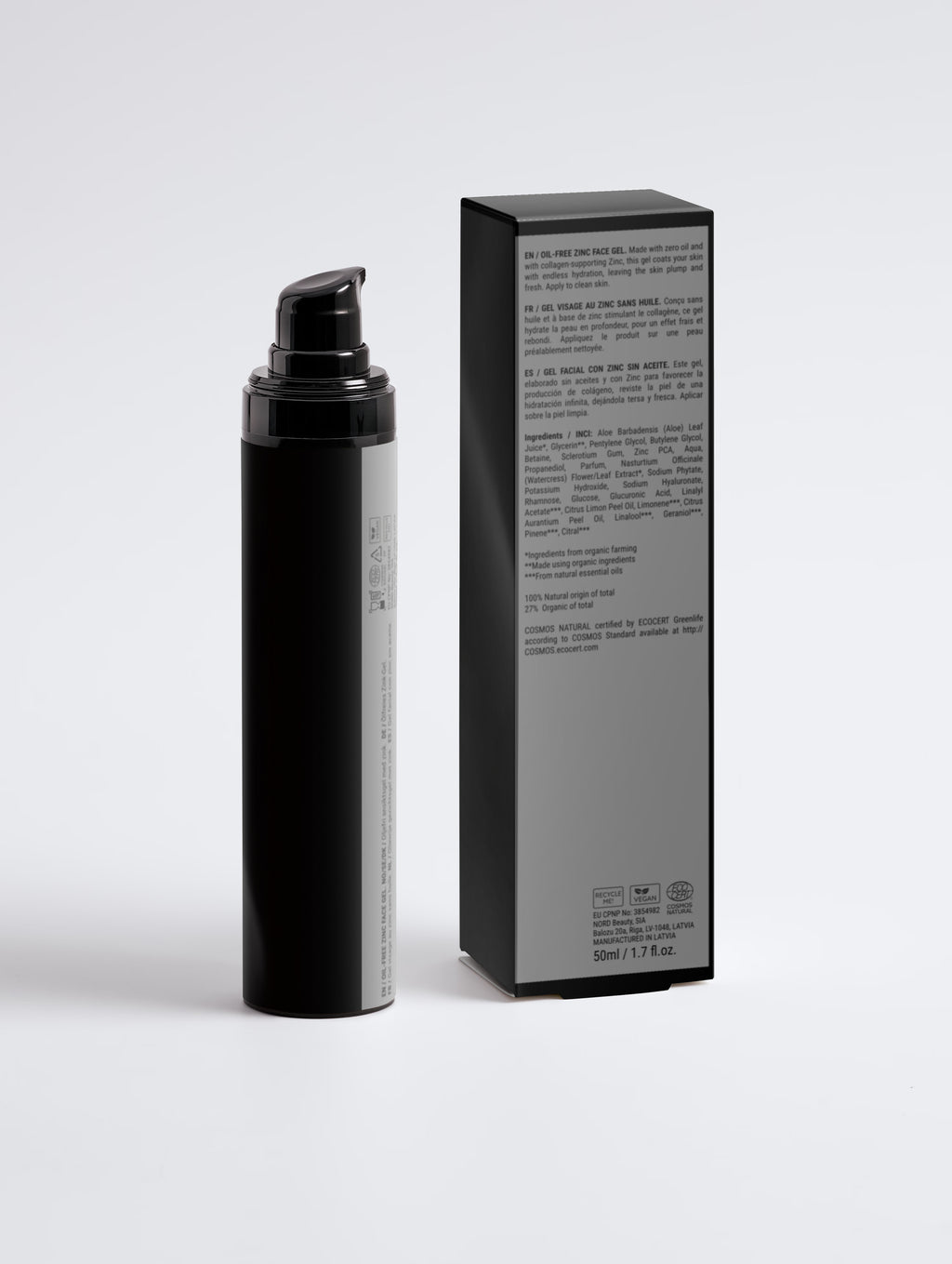 Oil-Free Zinc Face Gel for Men